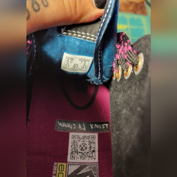 VANS X Current X Knost Sk8-Hi 138 Deacon VR3 SF Womens size 7.5/Boys size 6 - Picture 7 of 8